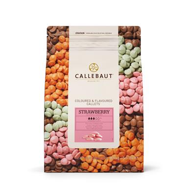 Czekolada mleczna Callebaut STRAWBERRY 2,5kg (zi)